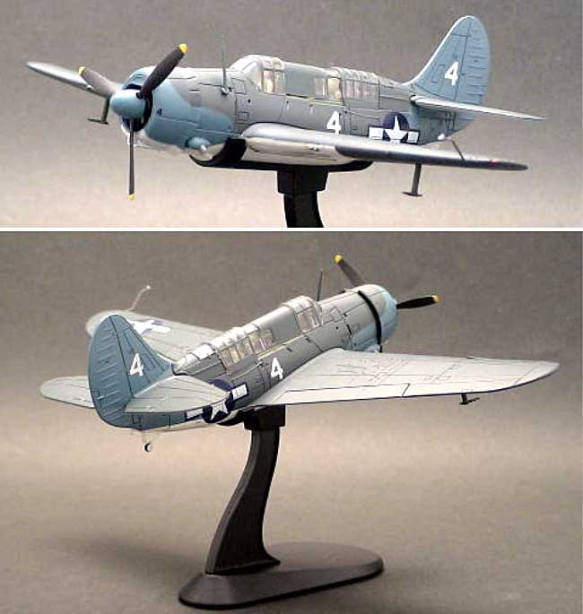 SB2C-1 ヘルダイバー VB-17 USS バンカー・ヒル ラバウル 完成品 (ホビーマスター 1/72 エアパワー シリーズ （レシプロ） No.HA2201) 商品画像_2