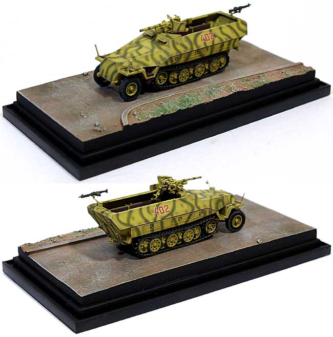 Sd.Kfz.251/10 Ausf.D 3.7cm 対戦車自走砲 第5装甲師団 ヴァイキング 第9装甲擲弾兵連隊 ゲルマニア 1944 w/ジオラマベース 完成品 (ドラゴン 1/72 ドラゴンアーマーシリーズ No.60385) 商品画像_1