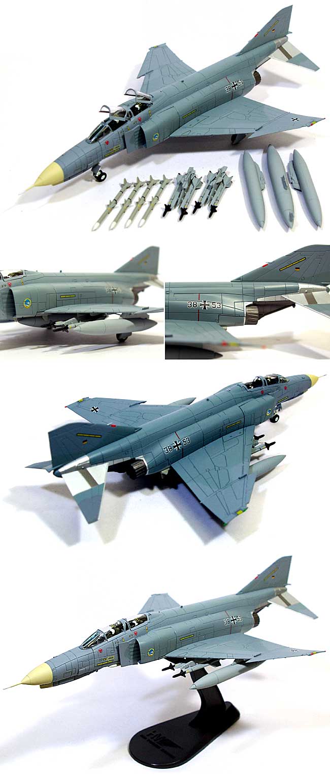 F-4F ファントム2 JG74 メルダース 完成品 (ホビーマスター 1/72 エアパワー シリーズ （ジェット） No.HA1904) 商品画像_2