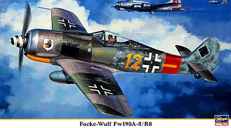 フォッケウルフ Fw190A-8/R8 (メタルインレットパーツ付) プラモデル (ハセガワ 1/48 飛行機 限定生産 No.09841) 商品画像