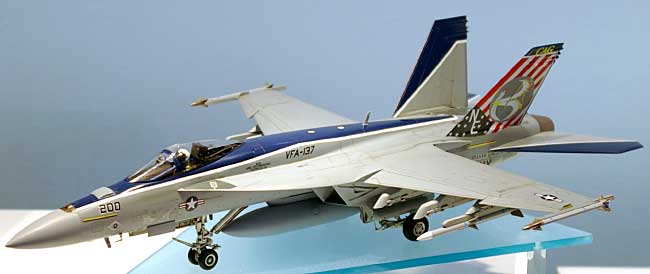 F/A-18E スーパーホーネット VFA-137 ケストレルズ ハセガワ プラモデル