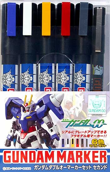 ガンダム ダブルオー マーカーセット セカンド マーカー (GSIクレオス ガンダムマーカー No.GMS-119) 商品画像