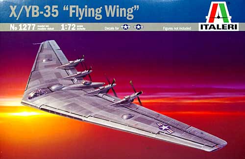 ノースロップ X/YB-35 フライング・ウイング プラモデル (イタレリ 1/72 航空機シリーズ No.1277) 商品画像