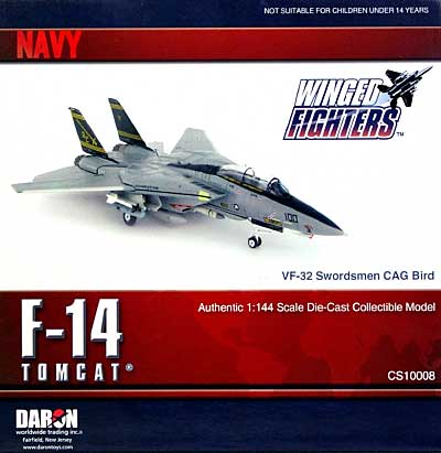 F-14B トムキャット VF-32 スォーズマン CAG Bird 完成品 (ダロン ウイングド ファイターズ No.CS10008) 商品画像