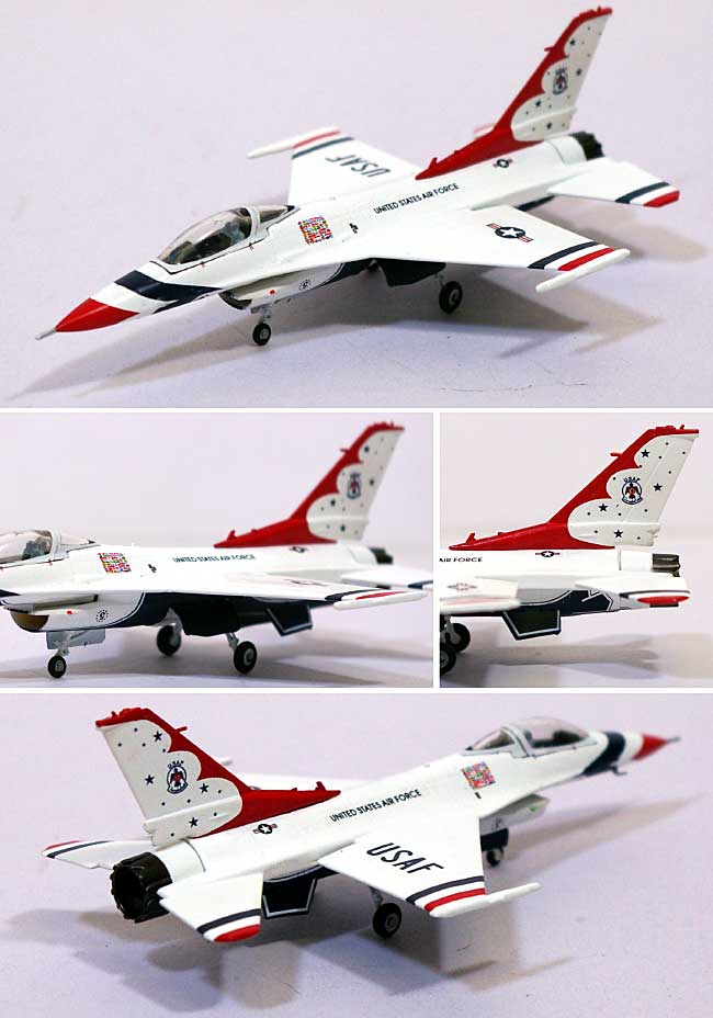 F-16 ファイティング ファルコン アメリカ空軍 サンダーバーズ 完成品 (ダロン ウイングド ファイターズ No.CS10011) 商品画像_1