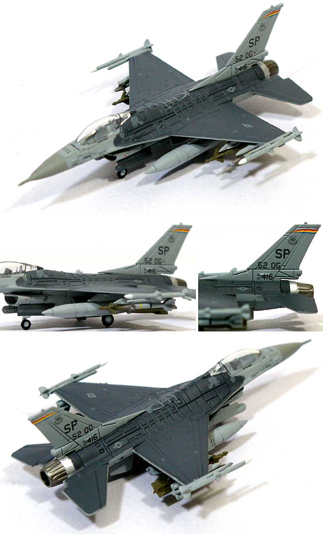 F-16C ファイティングファルコン 在欧アメリカ空軍 第52戦闘航空団 ドイツ スパンダーレム基地 完成品 (ヘルパ herpa Wings （ヘルパ ウイングス） No.552356) 商品画像_1