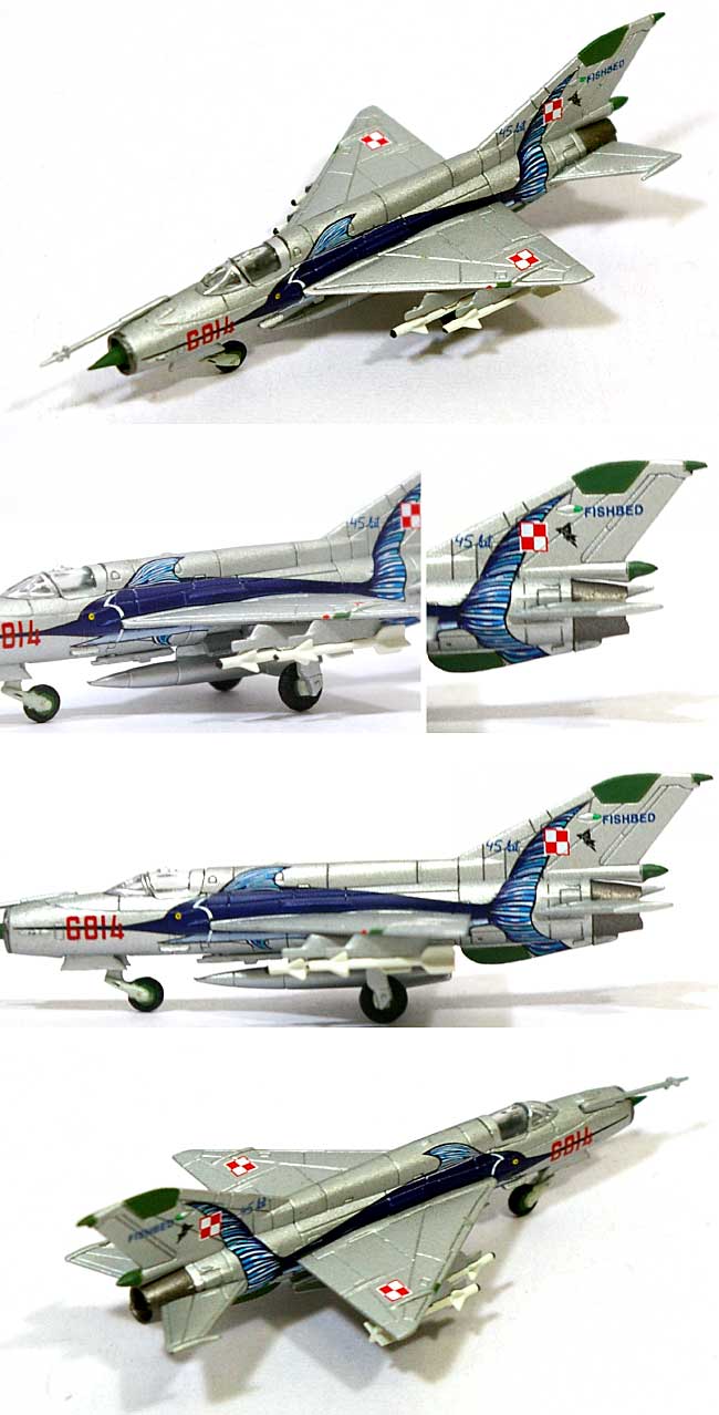 MiG-21MF ポーランド空軍 第3飛行隊 ソードフィッシュ (45周年記念塗装機) 完成品 (ヘルパ herpa Wings （ヘルパ ウイングス） No.552363) 商品画像_1