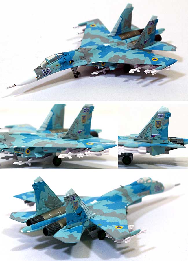 スホーイ SU-27 ウクライナ空軍 第831通信旅団 (シングルシート) 完成品 (ヘルパ herpa Wings （ヘルパ ウイングス） No.552387) 商品画像_1