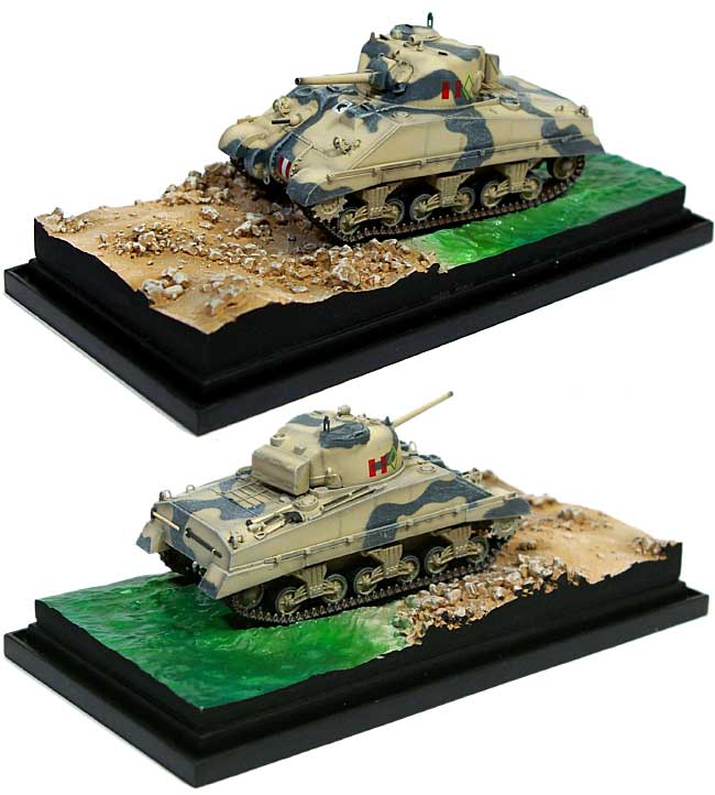 シャーマン Mk.3 第3カウンティ オブ ロンドン ヨーマンリー連隊 シシリー 1943 w/ジオラマベース 完成品 (ドラゴン 1/72 ドラゴンアーマーシリーズ No.60375) 商品画像_1