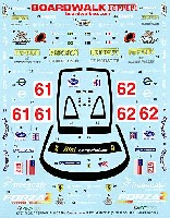 スタジオ27 ツーリングカー/GTカー オリジナルデカール フェラーリ F430GT Risi Competizione #61/#62 アメリカ ル・マン 2007年 スペアデカール