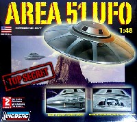 リンドバーク UFO プラスチックモデルキット エリア51 UFO