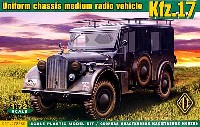 エース 1/72 ミリタリー ドイツ ホルヒ Kfz.17 中型無線車両