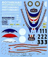 MZデカール ミニッツレーサー対応 オリジナルデカール ポルシェ 956 Rothmans LM1982