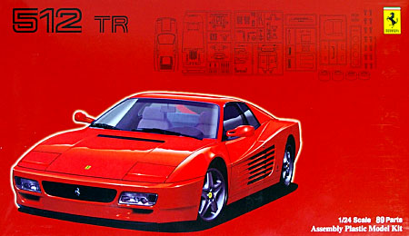 フェラーリ 512TR プラモデル (フジミ 1/24 リアルスポーツカー シリーズ No.旧072) 商品画像