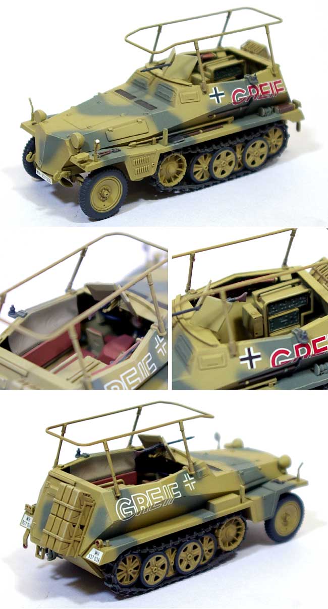 ドイツ無線指揮車 Sd.Kfz.250/3 グライフ (フィギュア1体付属) (完成品) 完成品 (タミヤ 1/48 ミリタリーミニチュアコレクション No.036) 商品画像_2