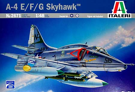 A-4 E/F/G スカイホーク プラモデル (イタレリ 1/48 飛行機シリーズ No.2671) 商品画像