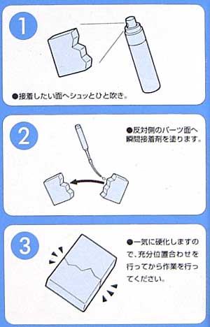 瞬着硬化スプレー 硬化促進剤 (ウェーブ 造型資材 No.OM001) 商品画像_2