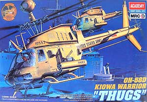 OH-58D カイオワ　ウォーリア　THUGS プラモデル (アカデミー 1/35 Aircraft No.2197) 商品画像