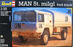 マン 5t トラック 4×4 プラモデル (レベル 1/35 ミリタリー No.03049) 商品画像