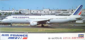 エールフランス　エアバス　A321 プラモデル (ハセガワ 1/200 飛行機 限定生産 No.10637) 商品画像