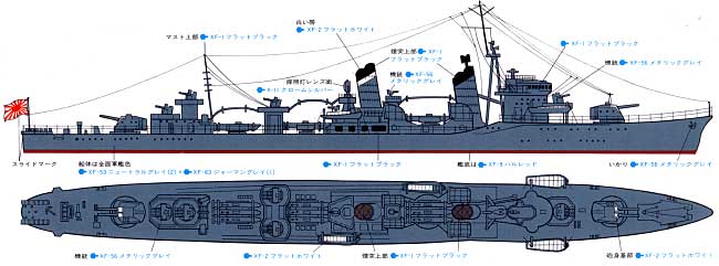 日本駆逐艦 初雪 プラモデル (タミヤ 1/700 ウォーターラインシリーズ No.404) 商品画像_1