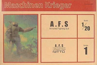 傭兵軍戦闘装甲服 A.F.S マーク2 プラモデル (ニットー マシーネン・クリーガー No.001) 商品画像