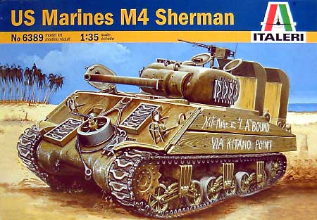 M4 シャーマン 海兵隊仕様 プラモデル (イタレリ 1/35 ミリタリーシリーズ No.6389) 商品画像