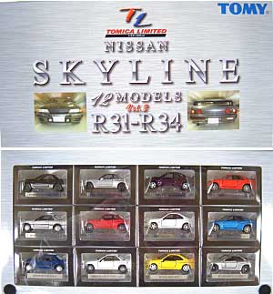 ニッサン　スカイライン　12MODELS vol.2　R31-R34 ミニカー (タカラトミー トミカ　リミテッド) 商品画像