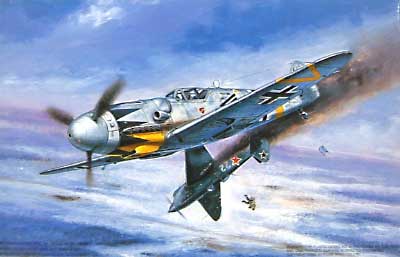 メッサーシュミット Bｆ109Ｇ-6　スーパーエース　ハルトマン プラモデル (フジミ 1/48 AIR CRAFT（シリーズQ） No.Q-011) 商品画像