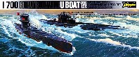 ハセガワ 1/700 ウォーターラインシリーズ ドイツ潜水艦　Ｕボート 7型C / 9型C