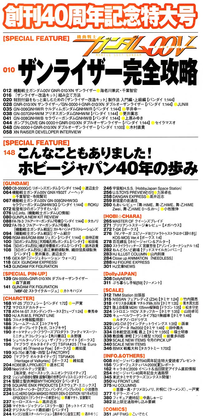 ホビージャパン 2009年10月号 (特別付録 ザンライザー改造キット付) 雑誌 (ホビージャパン 月刊 ホビージャパン No.484) 商品画像_1