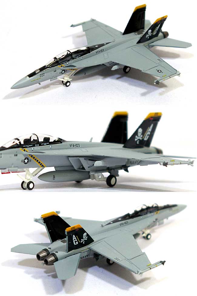 F/A-18F スーパーホーネット VFA-103 ジョリーロジャーズ 2007年 (AG200) 完成品 (ホーガンウイングス M-SERIES No.6207) 商品画像_1