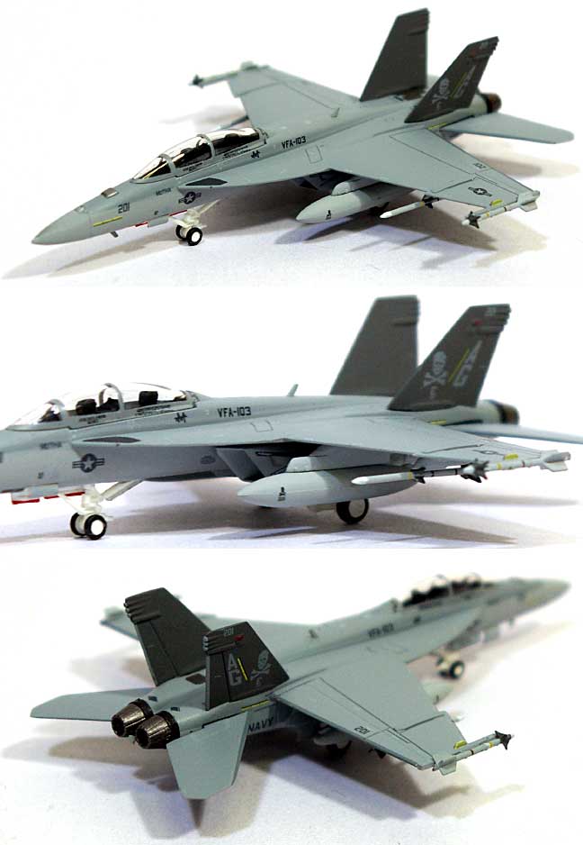 F/A-18F スーパーホーネット VFA-103 ジョリーロジャーズ 2007年 (AG201) 完成品 (ホーガンウイングス M-SERIES No.6214) 商品画像_1