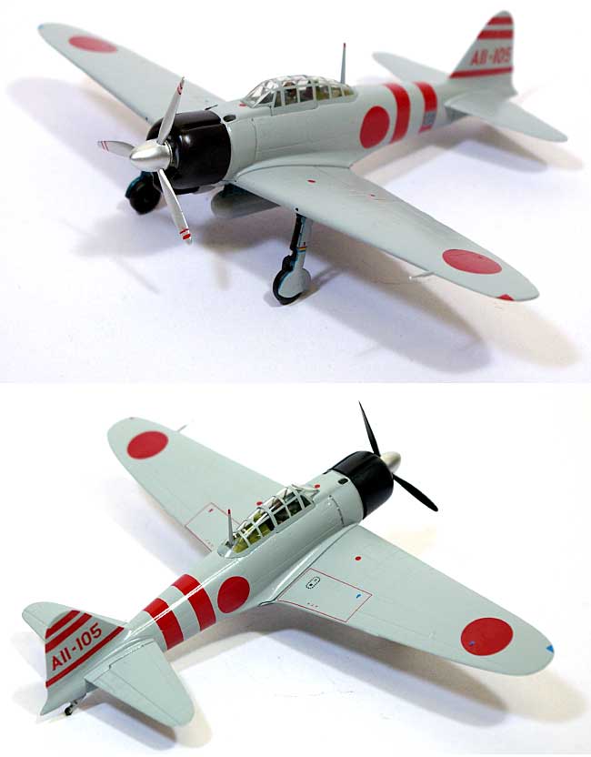 三菱 A6M2 零式艦上戦闘機 21型 空母加賀搭載機 完成品 (ウイッティ・ウイングス 1/72 スカイ ガーディアン シリーズ （レシプロ機） No.74036) 商品画像_1