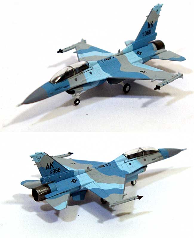 F-16D ファイティングファルコン アメリカ空軍 18th AGRS ブルーフォクシーズ AK366 フランカースキーム 完成品 (ホーガンウイングス M-SERIES No.6313) 商品画像_1