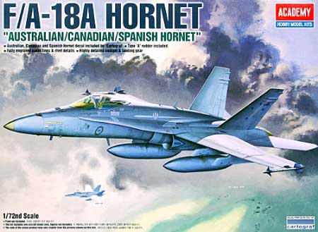 F/A-18A ホーネット (オーストラリア/カナダ/スペイン) プラモデル (アカデミー 1/72 Scale Aircrafts No.12419) 商品画像