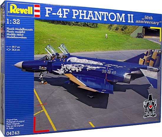 F-4F ファントム 2  ファントム 50周年記念 プラモデル (レベル 1/32 Aircraft No.04743) 商品画像