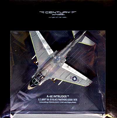 A-6E イントルーダー VA-35 ブラックパンサーズ AJ500 (1978) 完成品 (センチュリー ウイングス 1/144 ダイキャストモデル エアプレーン No.655072) 商品画像