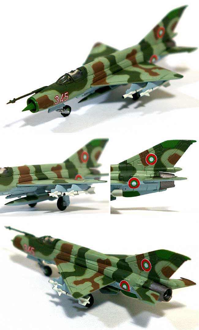 MiG-21bis ブルガリア空軍 第3戦闘機航空基地 グラフ・イグナティポ基地 完成品 (ヘルパ herpa Wings （ヘルパ ウイングス） No.552400) 商品画像_1