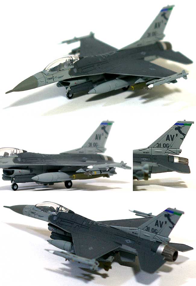 F-16C ファイティング ファルコン アメリカ空軍 第31戦闘航空団 アビアノ基地 イタリア 完成品 (ヘルパ herpa Wings （ヘルパ ウイングス） No.552424) 商品画像_1