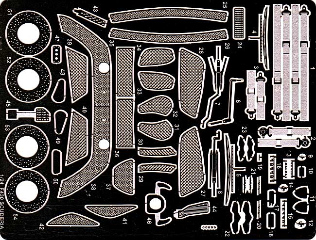フェラーリ F430 スクーデリア グレードアップパーツ エッチング (スタジオ27 ツーリングカー/GTカー デティールアップパーツ No.FP24126) 商品画像_1