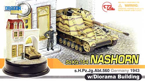 ナースホルン 第560重戦車駆逐大隊 w/建造物付ジオラマベース 完成品 (ドラゴン 1/72 ドラゴンアーマーシリーズ No.60395) 商品画像