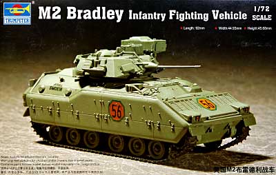 アメリカ軍 M2 ブラッドレー プラモデル (トランペッター 1/72 AFVシリーズ No.07295) 商品画像
