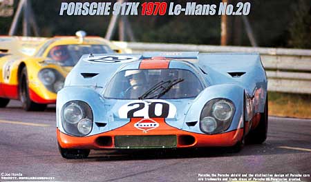 ポルシェ 917K 1970年 ル・マン24時間レース No.20 プラモデル (フジミ 1/24 ヒストリックレーシングカー シリーズ No.015) 商品画像