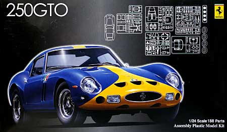 フェラーリ 250GTO レース仕様 プラモデル (フジミ 1/24 ヒストリックレーシングカー シリーズ No.022) 商品画像