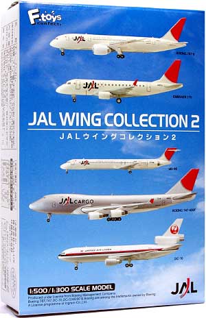 JAL ウイングコレクション2 プラモデル (エフトイズ・コンフェクト JAL ウイング コレクション No.002) 商品画像