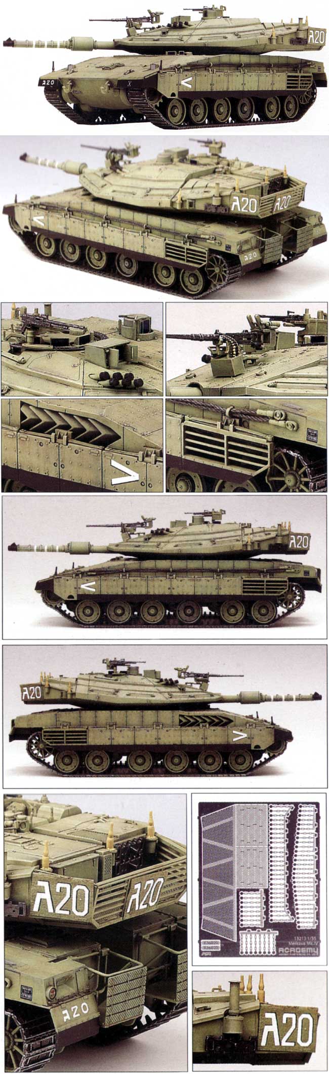 メルカバ Mk.4 プラモデル (アカデミー 1/35 Armors No.13213) 商品画像_2