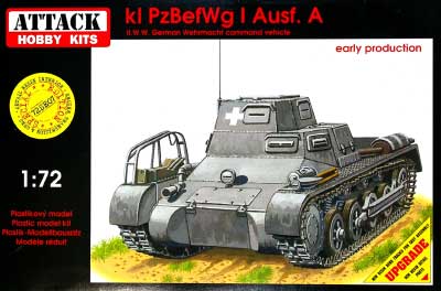 1号指揮戦車 A型 初期型 (レジン製 車内エンジンパーツ付) プラモデル (アタック 1/72 AFV シリーズ No.72SE07) 商品画像