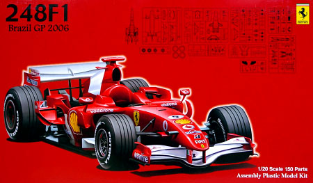 フェラーリ 248F1 2006年 ブラジルグランプリ プラモデル (フジミ 1/20 GPシリーズ No.旧GP007) 商品画像