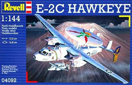E-2C ホークアイ プラモデル (レベル 1/144 飛行機 No.04092) 商品画像